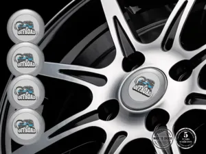 Stickers bombés look exclusif dômes luxe voitures